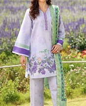 Xenia Languid Lavender Lawn Suit- Pakistani Lawn Dress