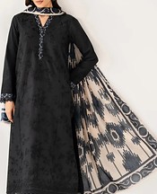 Xenia Black Lawn Suit- Pakistani Designer Lawn Suits