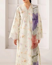 Xenia Off White Lawn Suit- Pakistani Designer Lawn Suits