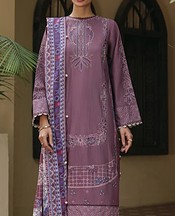 Xenia Dull Purple Khaddar Suit- Pakistani Winter Dress