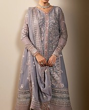 Warm Grey Chiffon Suit