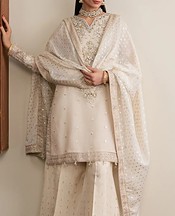 Beige Zari Suit