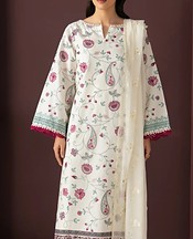 Xenia Off White Lawn Suit- Pakistani Lawn Dress