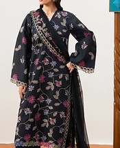 Xenia Black Lawn Suit- Pakistani Designer Lawn Suits
