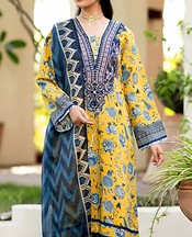 Xenia Golden Yellow Viscose Suit- Pakistani Winter Clothing