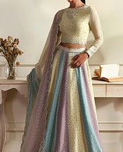 Yellow Chiffon Suit