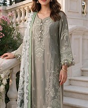 Zellbury Beige Cotton Suit- Pakistani Designer Lawn Suits
