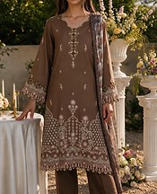 Zellbury Brown Cotton Suit- Pakistani Lawn Dress
