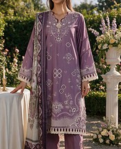 Zellbury Lilac Cotton Suit- Pakistani Lawn Dress