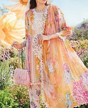 Zenia Mustard Lawn Suit- Pakistani Designer Lawn Suits