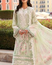 Zenia Green Lawn Suit- Pakistani Lawn Dress