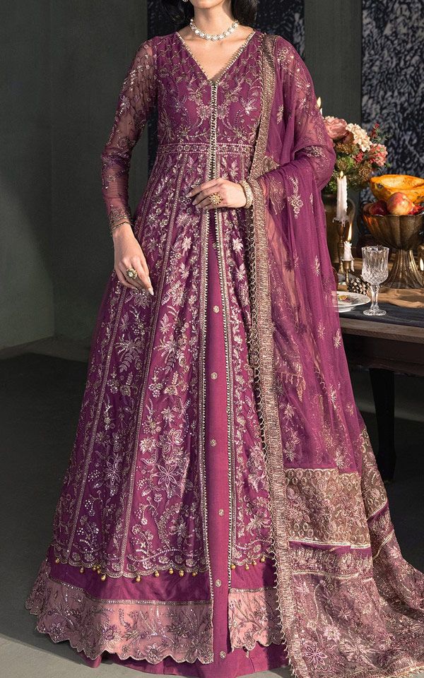Pakistani Maxi Chiffon Dresses