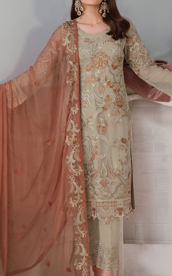 Pakistani Formal Chiffon Dresses