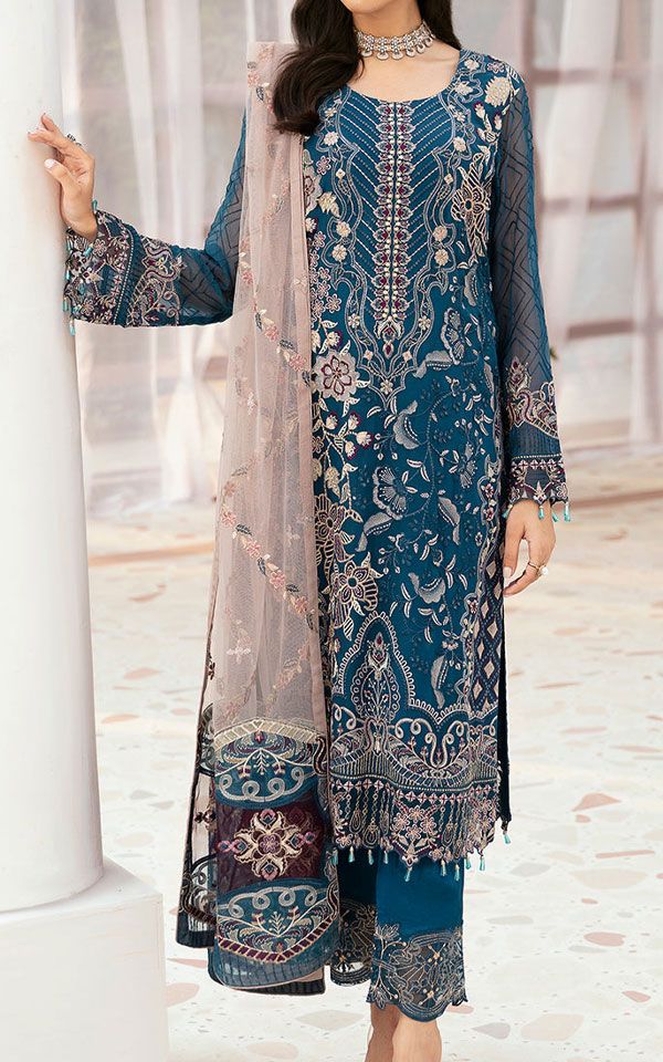Pakistani Festive Chiffon Dresses