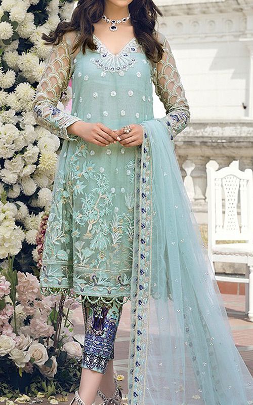 Pakistani chiffon dresses online