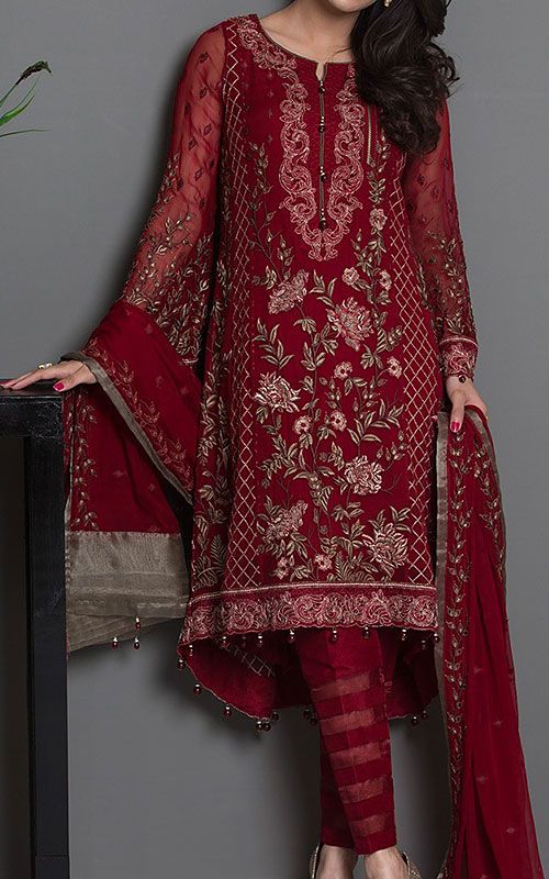 Pakistani chiffon dresses