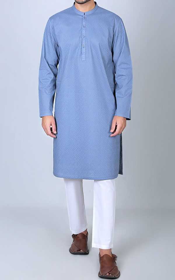 Blue Kurta Dresses Pakistani
