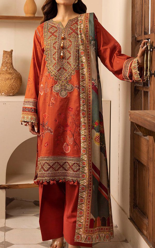 Pakistani Festive Lawn Dresses