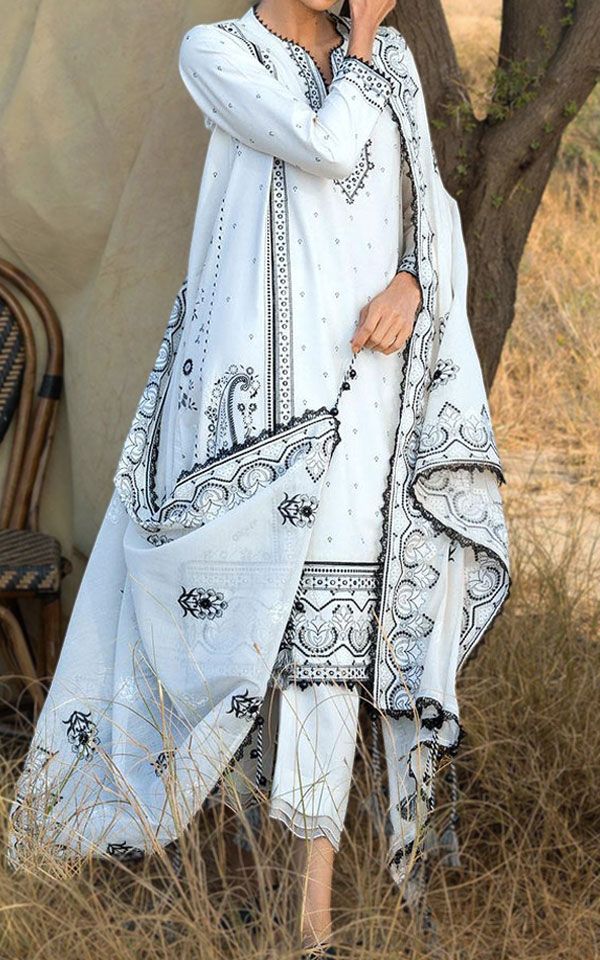 Pakistani Dyed Lawn Dresses