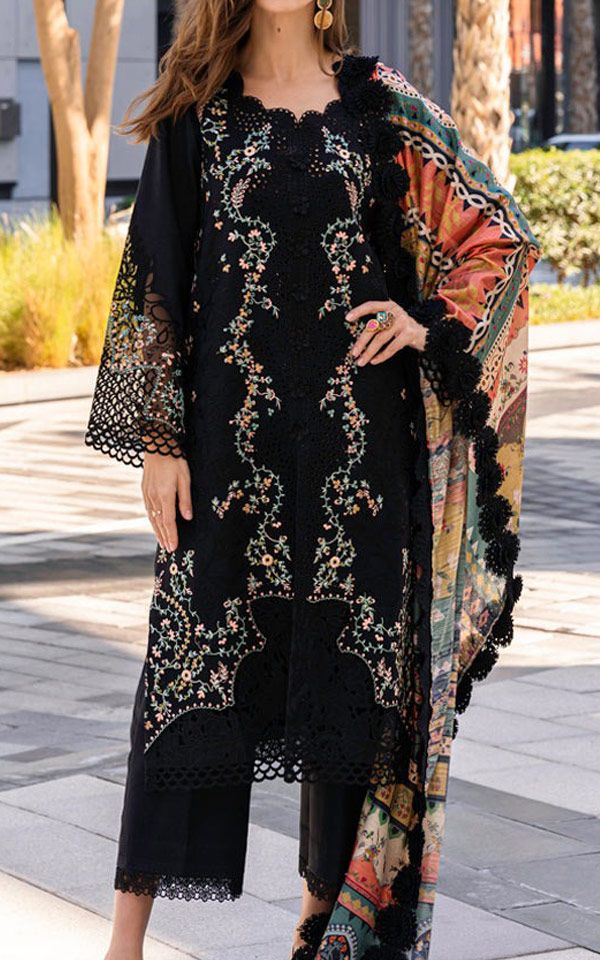Pakistani Embroidered Lawn Dresses