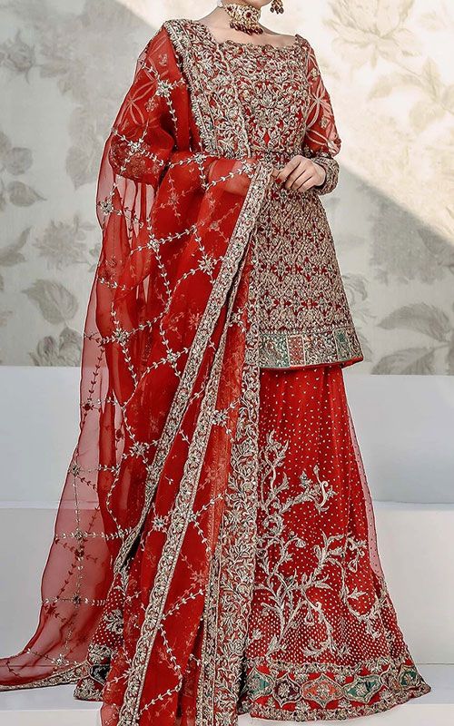 Pakistani Sharara Wedding Dresses