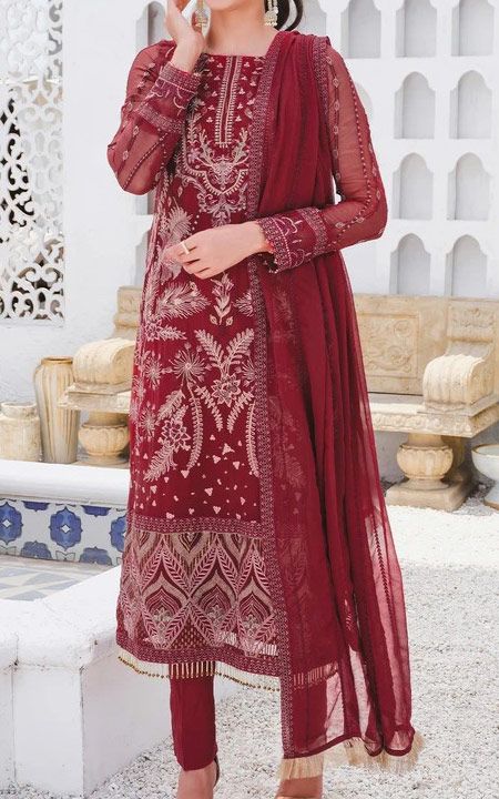 Pakistani Designer Chiffon Dresses