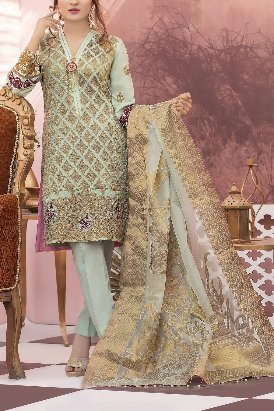 Pakistani Chiffon Dresses