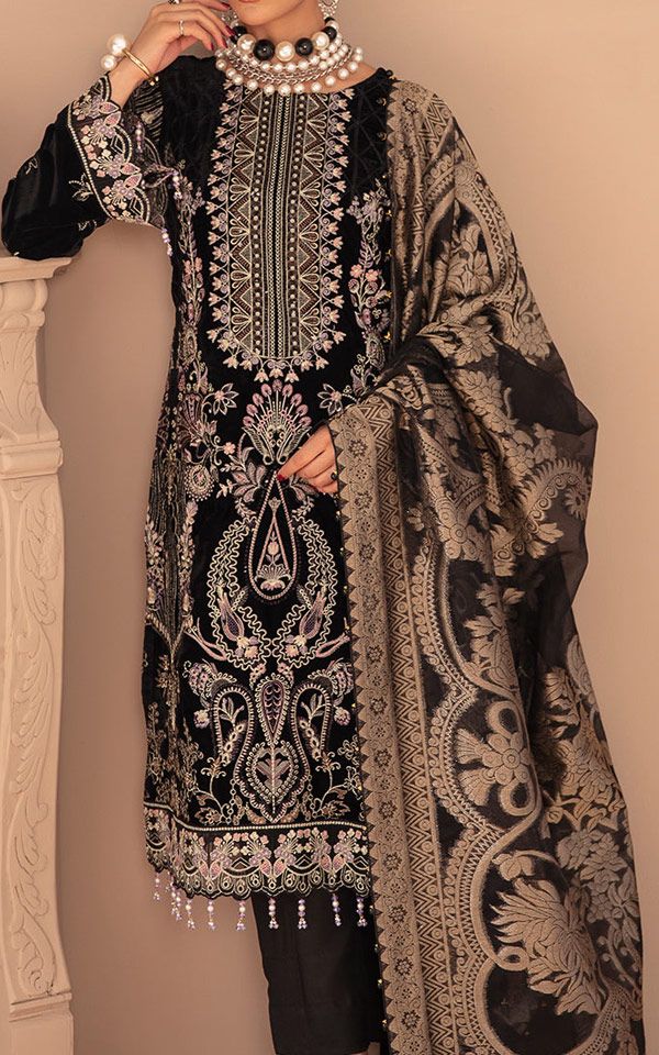 Pakistani Velvet Dresses