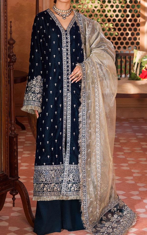 Pakistani Desi Velvet Dresses