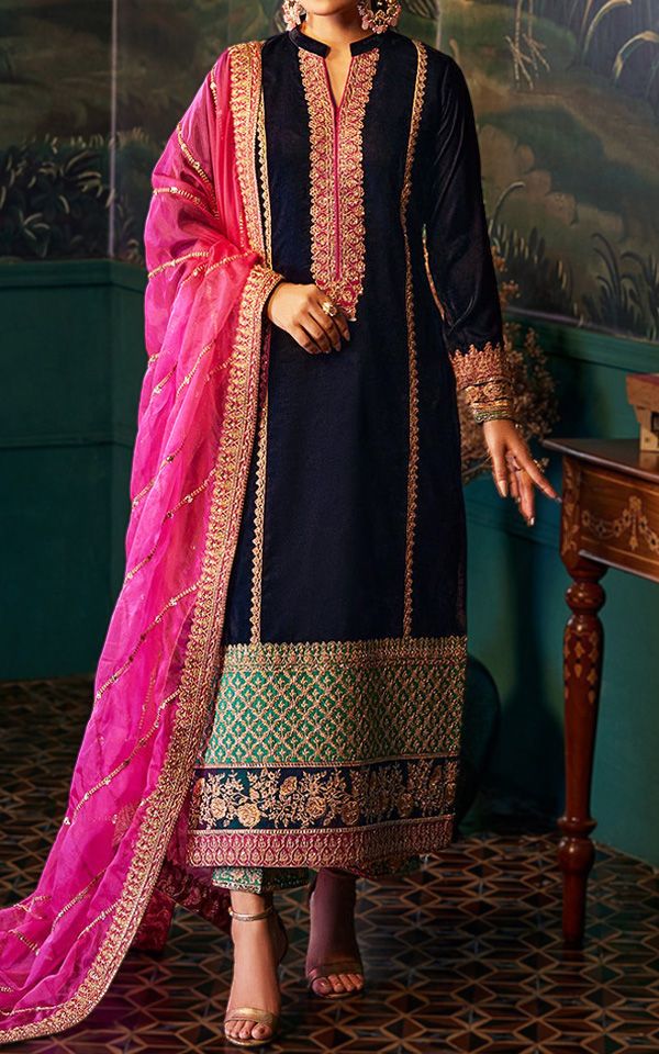 Pakistani Velvet Dresses