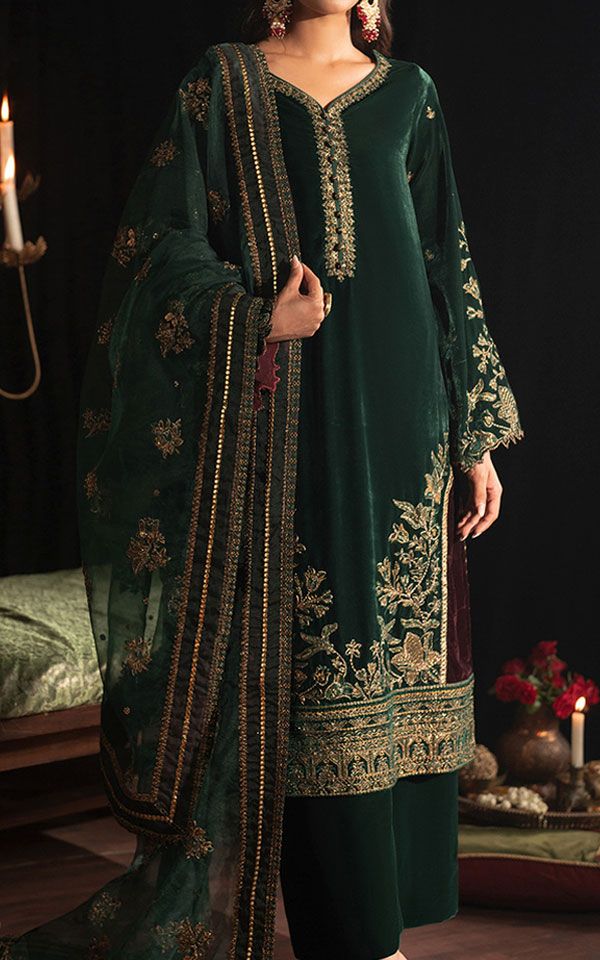 Pakistani Velvet Winter Dresses