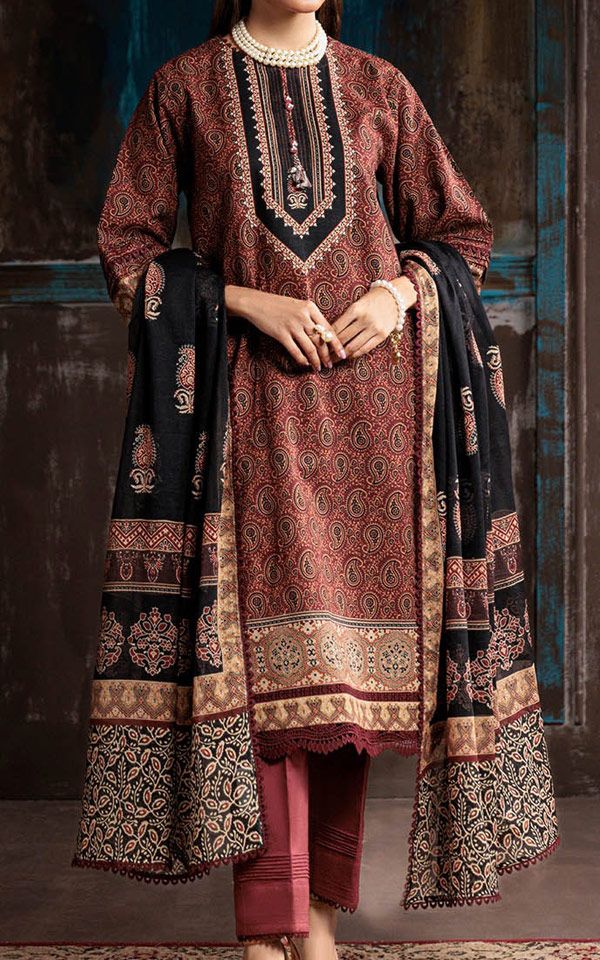 Pakistani Anarkali Winter Dresses