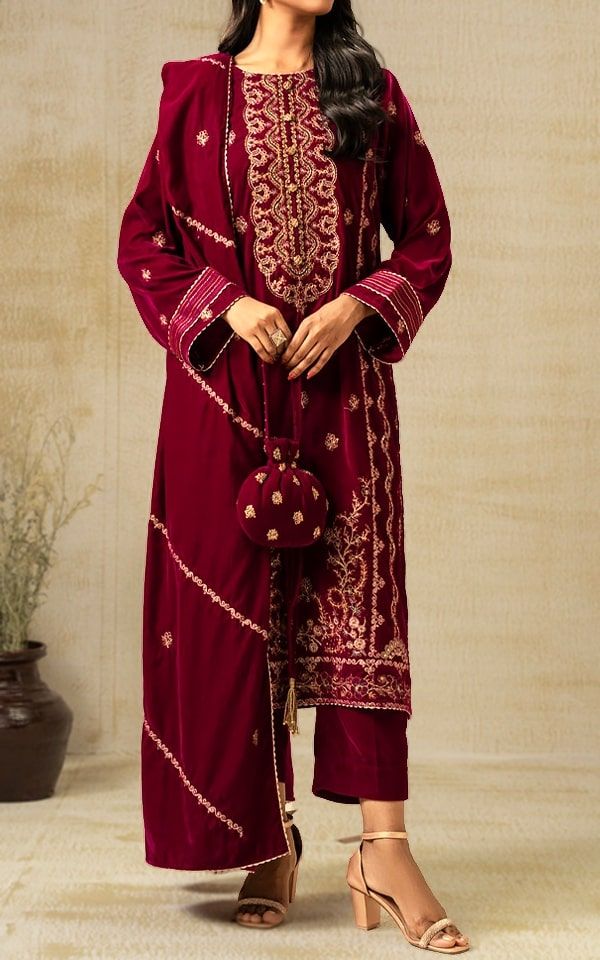 Pakistani Velvet Dresses