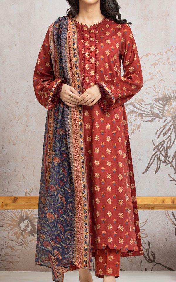 Pakistani Cambric Winter Dresses