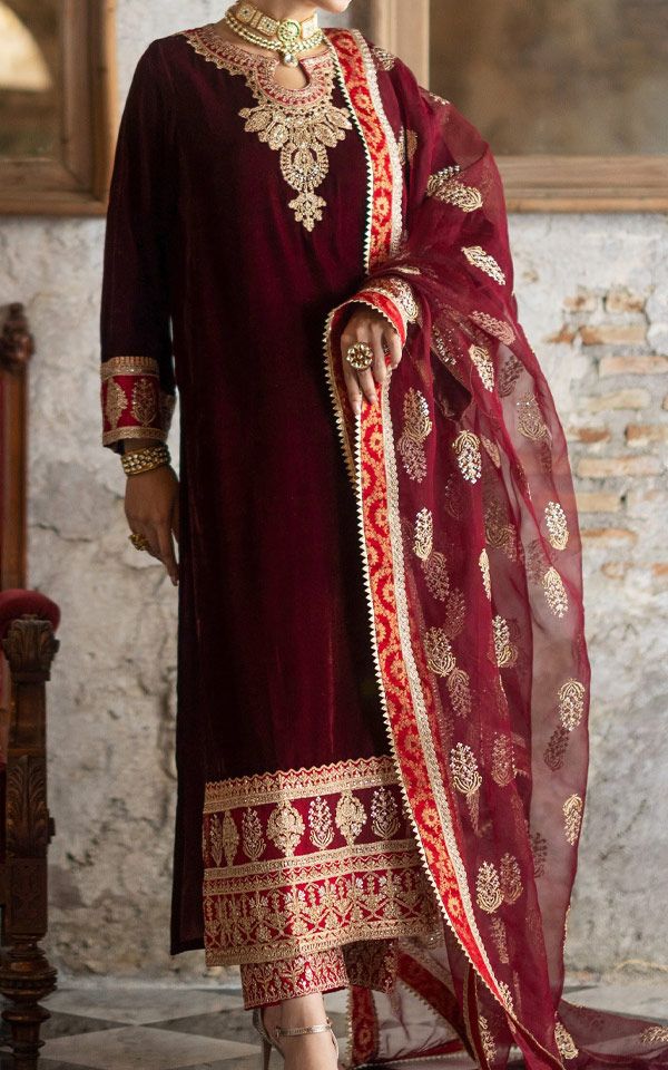 Pakistani Velvet Dresses