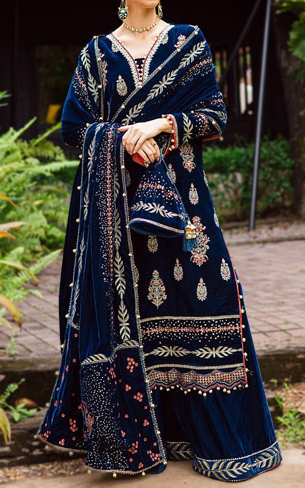Pakistani Velvet Dresses