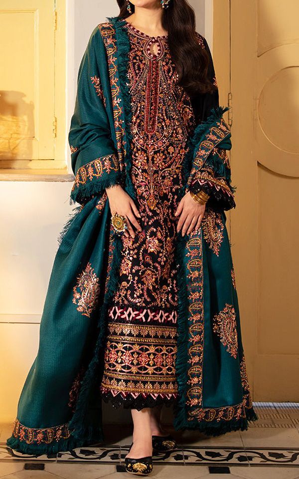 pakistani winter dresses Winter Wear Pakistani Suits and Dresses