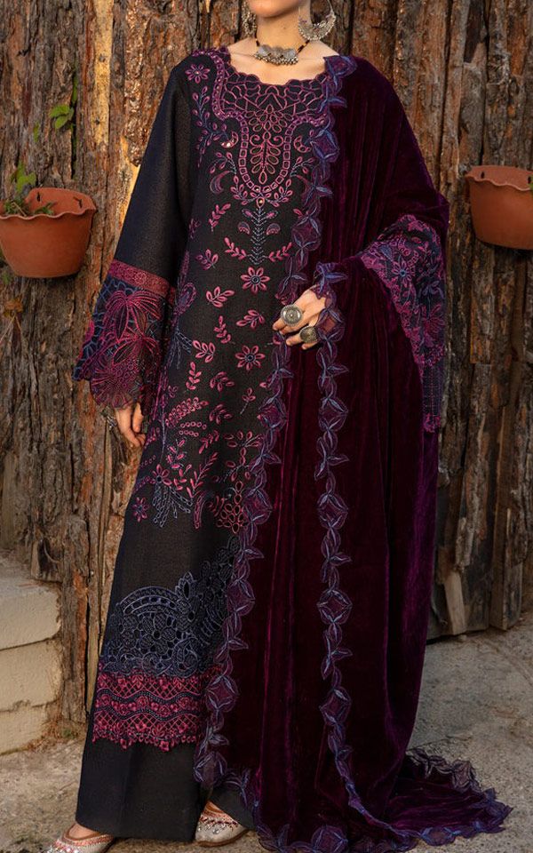 Pakistani Formal Winter Dresses