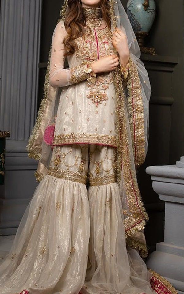 Pakistani Sharara Wedding Dresses