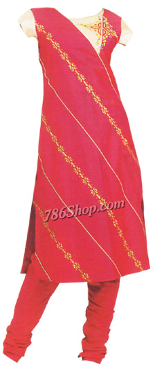  Red Chiffon Georgette Suit | Pakistani Dresses in USA- Image 1