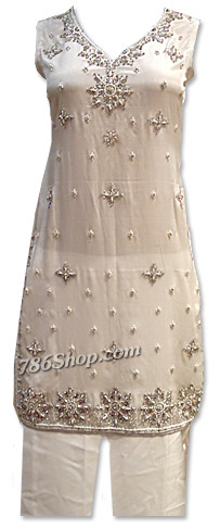  White Grip Suit | Pakistani Dresses in USA- Image 1