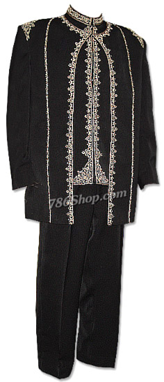  Prince Suit 21 (3 pc.) | Pakistani Mens Suits Online- Image 1