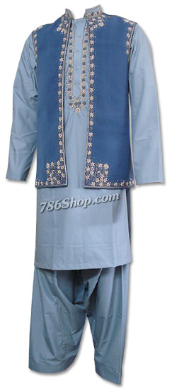  Waistcoat Suit | Pakistani Mens Suits Online- Image 1