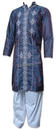 Raw Silk Sherwani Kurta Suit | Pakistani Mens Suits Online