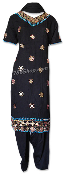  Black Georgette Suit | Pakistani Dresses in USA- Image 1