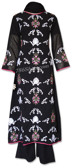  Black Georgette Suit | Pakistani Dresses in USA- Image 1