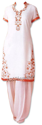  White Georgette Suit | Pakistani Dresses in USA- Image 1