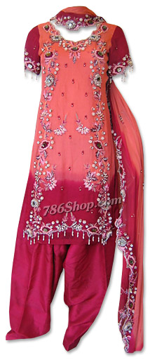  Maroon Chiffon Suit | Pakistani Dresses in USA- Image 1