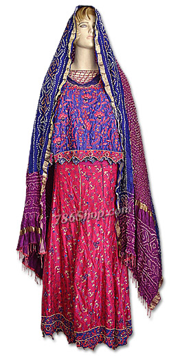  Katan Silk/Jamawar Lehnga | Pakistani Wedding Dresses- Image 1