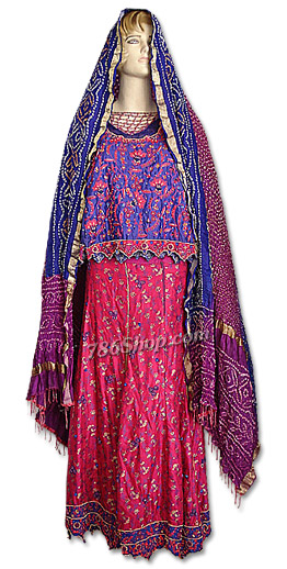  Katan Silk/Jamawar Lehnga | Pakistani Wedding Dresses USA- Image 1